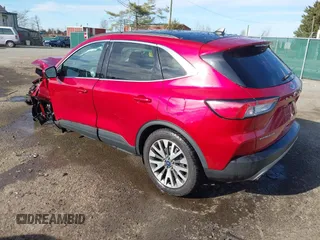 2021 Ford Escape Titanium with VIN 1FMCU9J9XMUA70800, listed as a IAAI auction lot 41717946 with Not Provided miles and . Bid and sale history available at carsss.com. Image 3.