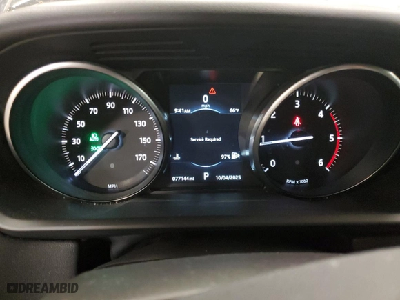 2016 Land Rover Range Rover Sport V6 Diesel HSE with VIN SALWR2KF3GA664156, listed as a Copart auction lot 52579305 with 77,144 mi miles and Salvage Title. Bid and sale history available at carsss.com. Image 9.