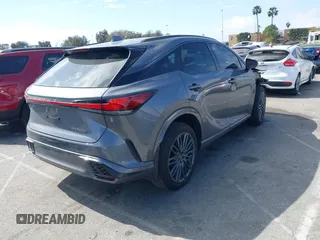 2023 Lexus RX with VIN 2T2BCMEA0PC002691, listed as a IAAI auction lot 41692005 with 25,917 mi miles. Bid and sale history available at carsss.com. Image 4.