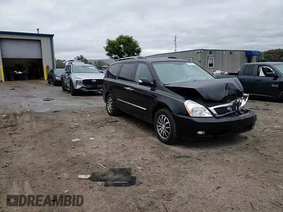 2012 Kia Sedona EX with VIN KNDMH4C74C6422591, listed as a Copart auction lot 72934814 with 85,394 mi miles and Salvage Title. Bid and sale history available at carsss.com. Image 12.
