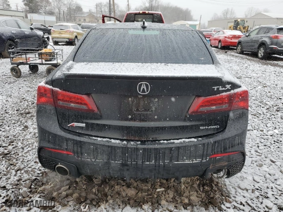 2019 Acura TLX w/A-Spec Pkg with VIN 19UUB3F62KA001402, listed as a Copart auction lot 88762055 with 84,536 mi miles and Salvage Title. Bid and sale history available at carsss.com. Image 6.