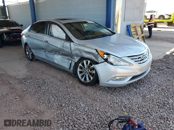 2013 Hyundai Sonata Limited with VIN 5NPEC4AC8DH633464, listed as a Copart auction lot 51909005 with 75,042 mi miles and Salvage Title. Bid and sale history available at DreamBid. Image 4.
