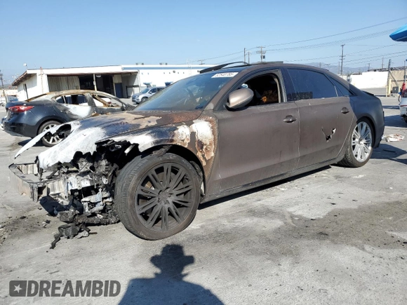 2015 Audi A8 3.0T with VIN WAU3GAFD7FN040450, listed as a Copart auction lot 52540785 with Not provided miles and Salvage title. Bid and sale history available at DreamBid. Image 1.