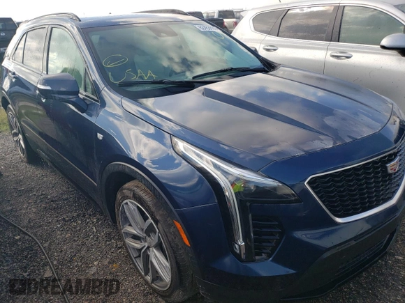 2020 Cadillac XT4 FWD Sport with VIN 1GYFZER4XLF107345, listed as a Copart auction lot 62453502 with 0 mi miles. Bid and sale history available at carsss.com. Image 1.