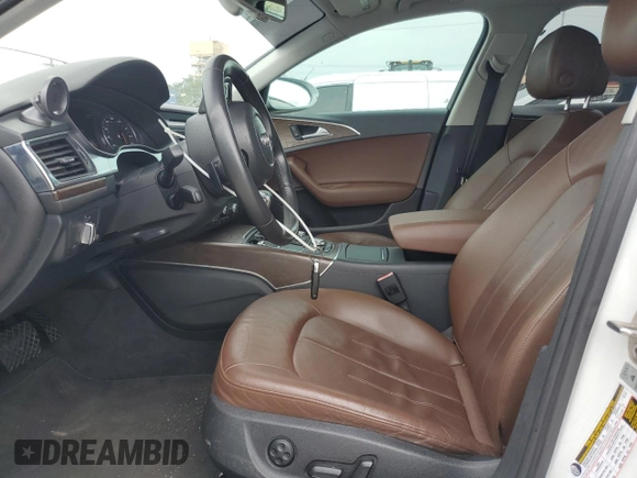 2013 Audi A6 Premium Plus with VIN WAUDFAFC0DN051723, listed as a Copart auction lot 57493605 with 74,881 mi miles and Salvage title. Bid and sale history available at DreamBid. Image 7.