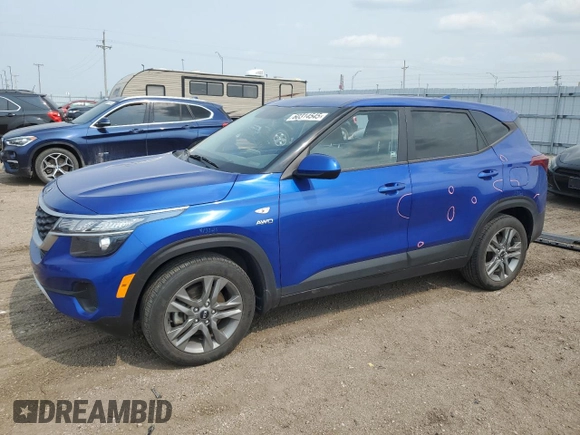 2021 Kia Seltos LX with VIN KNDEPCAA6M7176235, listed as a Copart auction lot 60314545 with 30,819 mi miles and Salvage title. Bid and sale history available at DreamBid. Image 1.