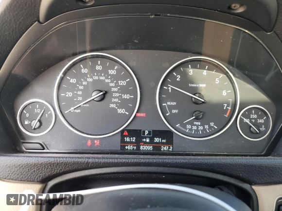 2014 BMW 3 Series 328i with VIN WBA3A5C58EJ464344, listed as a Copart auction lot 47431965 with 83,095 mi miles and Salvage Title. Bid and sale history available at carsss.com. Image 9.
