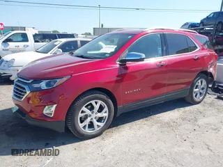 2018 Chevrolet Equinox Premier with VIN 3GNAXMEV1JL332293, listed as a IAAI auction lot 41994696 with 36,910 mi miles. Bid and sale history available at carsss.com. Image 2.