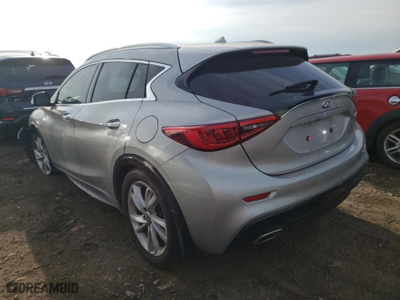 2019 Infiniti QX30 ESSENTIAL with VIN SJKCH5CP0KA009478, listed as a Copart auction lot 44042324 with 0 mi miles and Salvage Title. Bid and sale history available at carsss.com. Image 2.