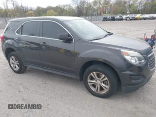 2016 Chevrolet Equinox LS with VIN 2GNFLEEK9G6115360, listed as a IAAI auction lot 42025280 with 146,609 mi miles. Bid and sale history available at carsss.com. Image 1.