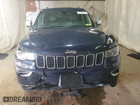 2017 Jeep Grand Cherokee Limited z VIN 1C4RJFBG1HC900790, wystawiony jako Copart lot #54385455 z przebiegiem 154 617 mil mil oraz Szkoda całkowita • Salvage title. Historia ofert i sprzedaży dostępna na DreamBid. Obrazek 5.