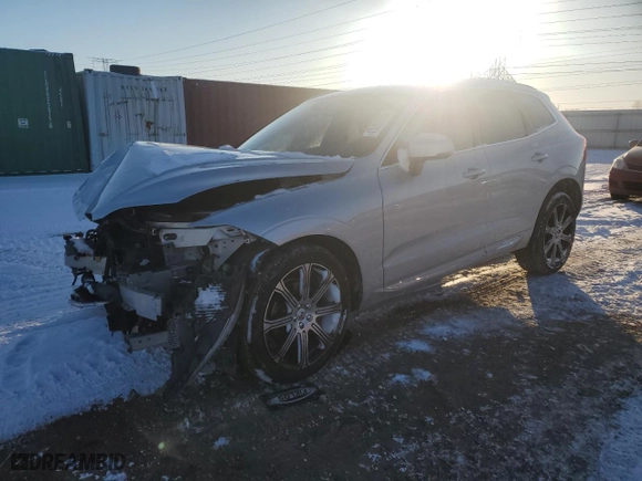 2021 Volvo XC60 Inscription with VIN YV4102RL8M1701024, listed as a Copart auction lot 45207055 with 27,107 mi miles and Salvage Title. Bid and sale history available at carsss.com. Image 1.