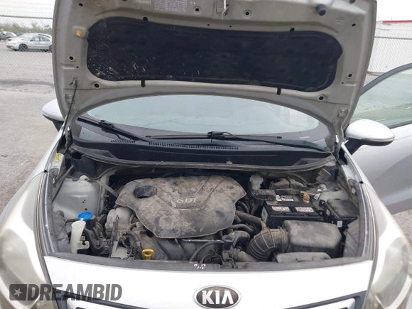 2013 Kia Rio SX with VIN KNADN4A3XD6168179, listed as a IAAI auction lot 41909704 with 79,653 mi miles. Bid and sale history available at carsss.com. Image 10.
