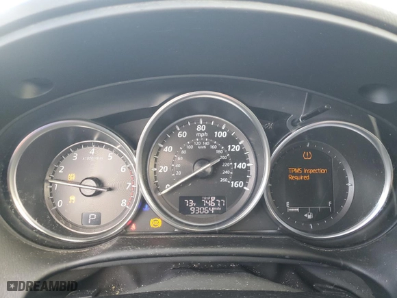 2014 Mazda CX-5 Grand Touring with VIN JM3KE2DYXE0380906, listed as a Copart auction lot 48387215 with 93,064 mi miles and Clean Title. Bid and sale history available at carsss.com. Image 9.
