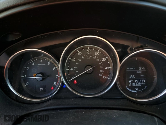 2016 Mazda CX-5 Touring with VIN JM3KE2CY8G0614335, listed as a Copart auction lot 52124465 with 218,320 mi miles and Salvage Title. Bid and sale history available at carsss.com. Image 9.