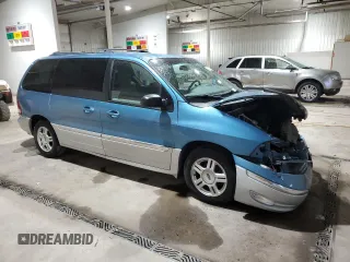 2001 Ford Windstar SEL with VIN 2FMZA53461BB62100, listed as a Copart auction lot 82975644 with 145,068 mi miles and Salvage Title. Bid and sale history available at carsss.com. Image 4.