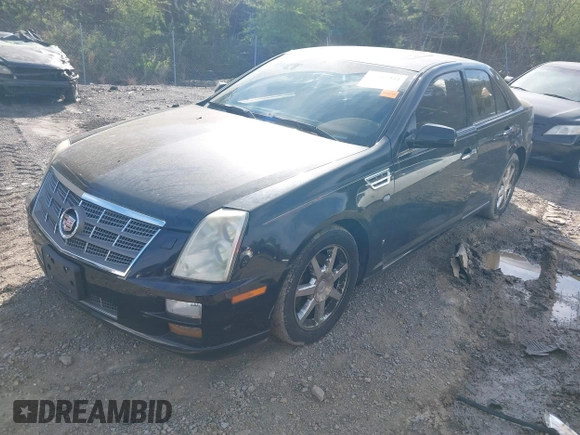 2008 Cadillac STS AWD w/1SB with VIN 1G6DD67V080195963, listed as a IAAI auction lot 41867944 with 103,160 mi miles. Bid and sale history available at carsss.com. Image 2.
