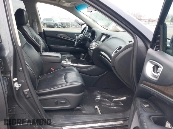 2013 Infiniti JX35 with VIN 5N1AL0MM8DC303486, listed as a IAAI auction lot 41516004 with 155,970 mi miles. Bid and sale history available at carsss.com. Image 5.