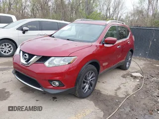 2016 Nissan Rogue SL with VIN 5N1AT2MV4GC765181, listed as a IAAI auction lot 41870560 with 91,249 mi miles and . Bid and sale history available at DreamBid. Image 2.