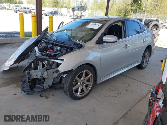 2013 Nissan Sentra S with VIN 3N1AB7AP9DL731315, listed as a IAAI auction lot 42033994 with 24,557 mi miles and . Bid and sale history available at DreamBid. Image 18.
