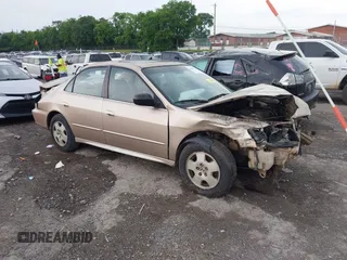 2001 Honda Accord EX with VIN 1HGCG16541A081695, listed as a IAAI auction lot 42402778 with 218,002 mi miles and . Bid and sale history available at DreamBid. Image 1.