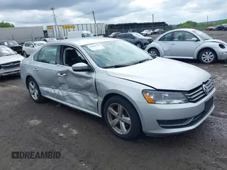 2015 Volkswagen Passat SE with VIN 1VWBT7A3XFC011108, listed as a IAAI auction lot 42366730 with Not provided miles and . Bid and sale history available at DreamBid. Image 1.