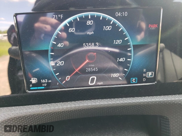 2019 Mercedes-Benz A 220 with VIN WDD3G4FB4KW021352, listed as a Copart auction lot 57049025 with 28,545 mi miles and Salvage title. Bid and sale history available at DreamBid. Image 9.