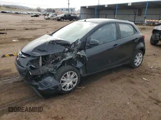 2013 Mazda Mazda2 Sport with VIN JM1DE1KY1D0161815, listed as a Copart auction lot 51062415 with 147,809 mi miles and Salvage Title. Bid and sale history available at carsss.com. Image 1.