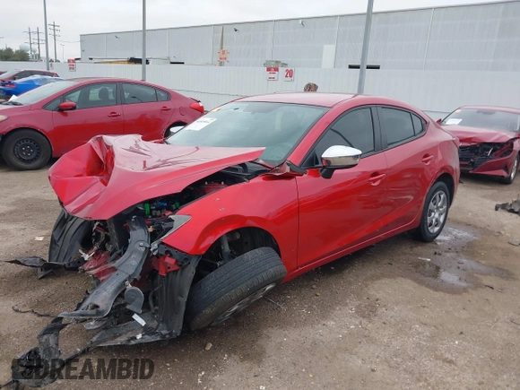 2015 Mazda 3 i SV with VIN JM1BM1T76F1270672, listed as a IAAI auction lot 41605014 with Not Provided miles. Bid and sale history available at carsss.com. Image 19.