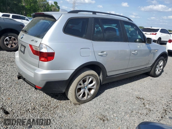 2009 BMW X3 xDrive30i with VIN WBXPC93459WJ27056, listed as a Copart auction lot 50306355 with 147,465 mi miles and Clean Title. Bid and sale history available at carsss.com. Image 3.