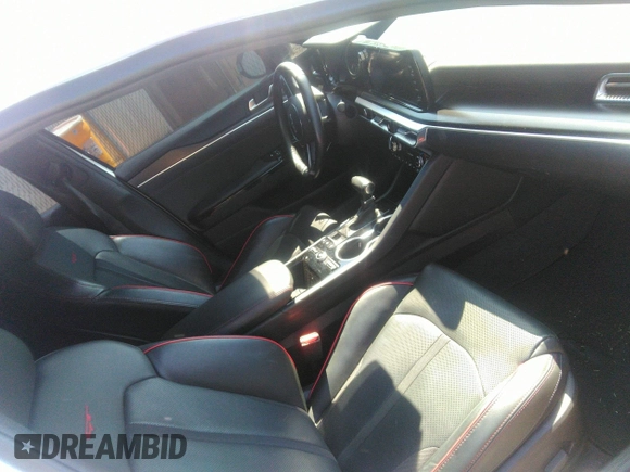 2022 Kia K5 GT with VIN 5XXG44J84NG156188, listed as a IAAI auction lot 41295715 with 69,898 mi miles. Bid and sale history available at carsss.com. Image 5.