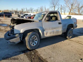 2005 Chevrolet Silverado 1500 Z71 with VIN 1GCEK14T15Z164788, listed as a Copart auction lot 83642594 with 0 mi miles and Salvage Title. Bid and sale history available at carsss.com. Image 1.