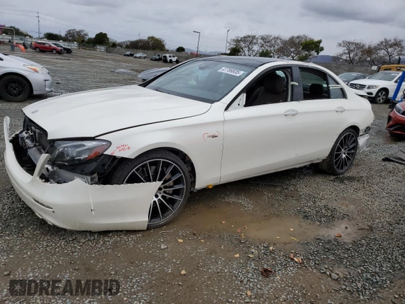 2019 Mercedes-Benz E 53 AMG with VIN WDDZF6BB0KA574110, listed as a Copart auction lot 47789835 with 42,385 mi miles and Salvage Title. Bid and sale history available at DreamBid. Image 1.