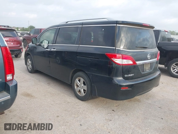 2015 Nissan Quest SV with VIN JN8AE2KP3F9133078, listed as a IAAI auction lot 42074402 with 113,505 mi miles. Bid and sale history available at carsss.com. Image 3.