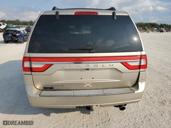 2017 Lincoln Navigator Select with VIN 5LMJJ2HTXHEL09817, listed as a Copart auction lot 85343134 with 79,169 mi miles and Salvage Title. Bid and sale history available at carsss.com. Image 6.