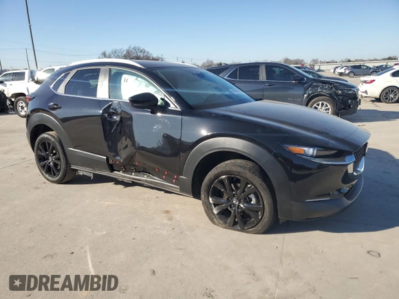 2024 Mazda CX-30 S Select Sport with VIN 3MVDMBBMXRM710825, listed as a Copart auction lot 47501475 with Not Provided miles and Salvage Title. Bid and sale history available at DreamBid. Image 4.