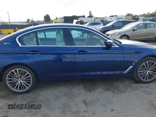 2019 BMW 5 Series 530e iPerformance with VIN WBAJA9C52KB398782, listed as a IAAI auction lot 41902660 with 37,857 mi miles. Bid and sale history available at carsss.com. Image 13.