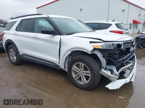 2023 Ford Explorer XLT with VIN 1FMSK7DH9PGB19853, listed as a IAAI auction lot 41568203 with 30,094 mi miles. Bid and sale history available at carsss.com. Image 1.