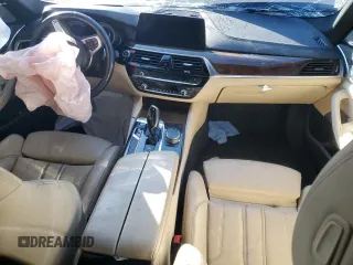 2017 BMW 5 Series 540i with VIN WBAJE5C37HG914383, listed as a Copart auction lot 46895345 with Not provided miles and Salvage title. Bid and sale history available at DreamBid. Image 8.