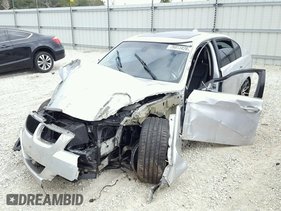 2007 BMW 3 Series 335i with VIN WBAVB73577KY60943, listed as a Copart auction lot 26073428 with Not provided miles and Non repairable. Bid and sale history available at DreamBid. Image 2.