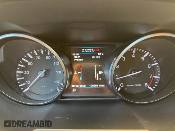 2013 Land Rover Range Rover Evoque Pure Plus with VIN SALVP2BG8DH787657, listed as a Copart auction lot 60340585 with 108,884 mi miles and Clean title. Bid and sale history available at DreamBid. Image 8.
