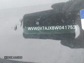 2011 Volkswagen GTI с VIN WVWGV7AJXBW041753, выставлен на аукционе IAAI как лот 42095961 с пробегом Не указан миль и . История ставок и продаж доступна на DreamBid. Изображение 11.