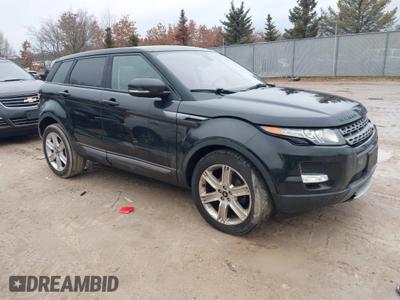 2013 Land Rover Range Rover Evoque Pure Plus with VIN SALVP2BG9DH818480, listed as a IAAI auction lot 41651129 with 98,894 mi miles. Bid and sale history available at carsss.com. Image 1.