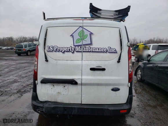2020 Ford Transit Connect Van XL with VIN NM0LS7E27L1454249, listed as a Copart auction lot 47063165 with 0 mi miles and Salvage Title. Bid and sale history available at carsss.com. Image 6.