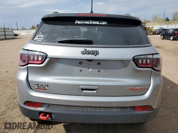 2020 Jeep Compass Trailhawk with VIN 3C4NJDDB4LT132790, listed as a Copart auction lot 49604935 with Not Provided miles and Salvage Title. Bid and sale history available at carsss.com. Image 6.