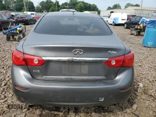 2015 Infiniti Q50 Premium with VIN JN1BV7ARXFM421115, listed as a Copart auction lot 60875545 with 84,549 mi miles and Salvage title. Bid and sale history available at DreamBid. Image 6.
