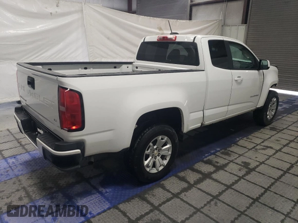 2022 Chevrolet Colorado 2WD LT with VIN 1GCHSCEA3N1205376, listed as a Copart auction lot 54555665 with 59,196 mi miles and Clean Title. Bid and sale history available at carsss.com. Image 3.