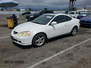2002 Acura RSX Auto with VIN JH4DC54852C013753, listed as a Copart auction lot 53722285 with 296,540 mi miles and Salvage Title. Bid and sale history available at carsss.com. Image 1.