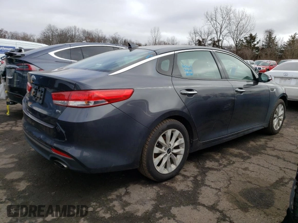 2018 Kia Optima EX with VIN 5XXGU4L38JG205047, listed as a Copart auction lot 49310425 with 111,606 mi miles and Salvage Title. Bid and sale history available at carsss.com. Image 3.