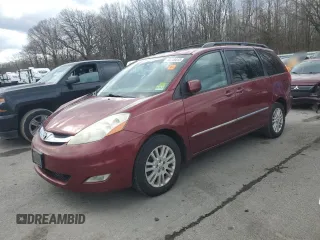 2008 Toyota Sienna XLE with VIN 5TDBK22C08S009120, listed as a Copart auction lot 45215415 with 196,927 mi miles and Salvage Title. Bid and sale history available at carsss.com. Image 1.